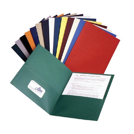 Esselte Twin Pocket Portfolios Assorted Colors, 25PK ESS57513
